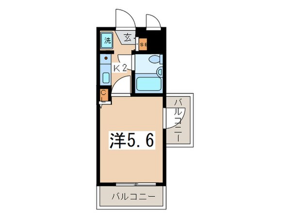 クリオ片倉町六番館(401)の物件間取画像